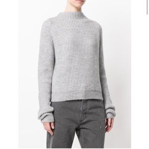 Anine Bing Gray Emilie Funnel neck sweater